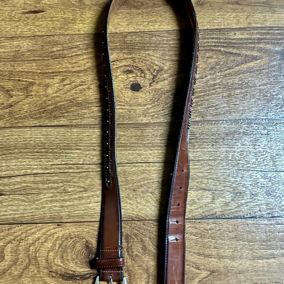 Brighton • Size 33 • Men’s • Brown/Black • • Studded • Belt - Picture 5 of 10